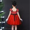 MUXIU Minnie Mouse Halloween Costume for Girls, Cute and Popular Polka Dot Skirt, Short Sleeves, Bow Tie, Party, Dance Costume, Photo Shoot,
