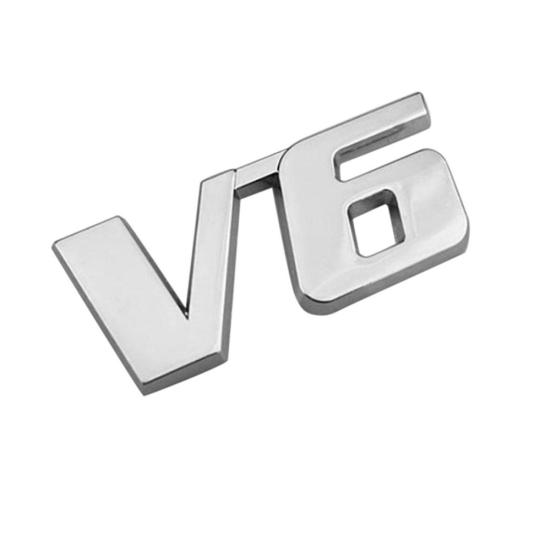 4WD V6 V8 стильный спортивный автомобиль значок эмблема задний багажник металлическая наклейка декор