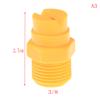 Plastic Vee Jet Flat Fan Spray Nozzle 1/8" 1/4" 3/8" 1/2" Industrial Cleaning