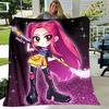 1pc Blanket Kpop Hunter6 Print Design, Lightweight Blanket for Sofa, Bed- Soft &Warm, Gift for All Seasons like Christmas, Halloween