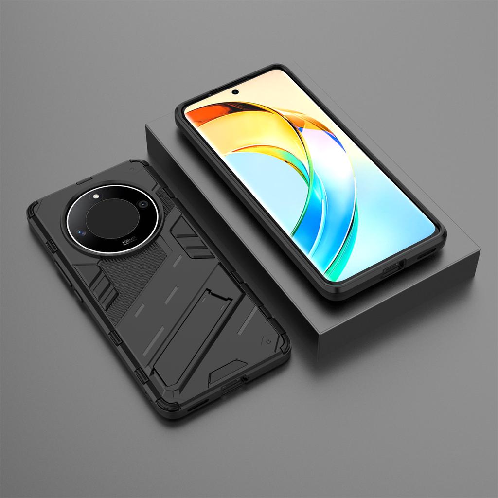 For Honor X9B X 9B Case Shockproof Hard Armor Stand Phone Case Back Cover