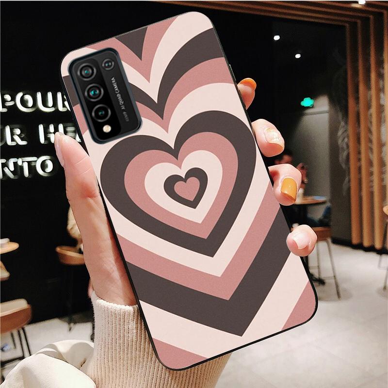 Модный чехол для телефона с латте Love Coffee Heart для Huawei Honor 50 10X Lite 20 7A 7C 8X 9X Pro 9A 8A 8S 9S 10i 20S 20lite 7X 10 lite