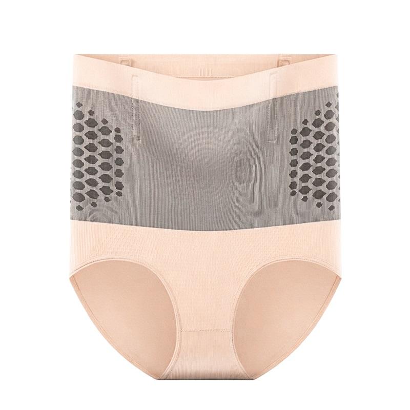 Seamless Women's High Waist Abdomen Control Panties Tummy Slimming Shapewear Shorts Warm Uterus Underwear Body Shaping Briefs