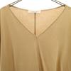 LIVIANA CONTI сделано в Италии Короткий рукав V-образный вырез Крой S бежевый Женский Б/у