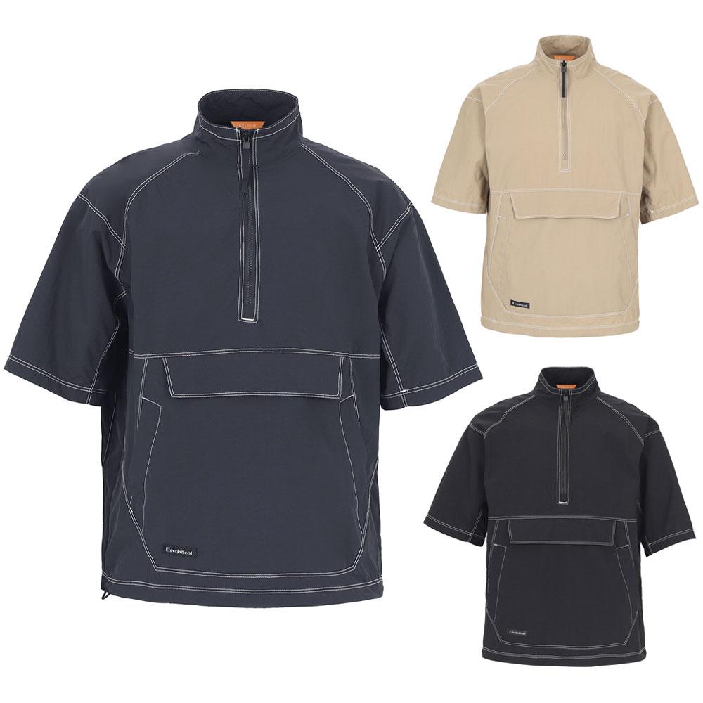 KIM YOUNG JOO GOLF Summer Stitch Nylon Anorak Lined Cooling Men'S Golf T-Shirt Dpmmts37