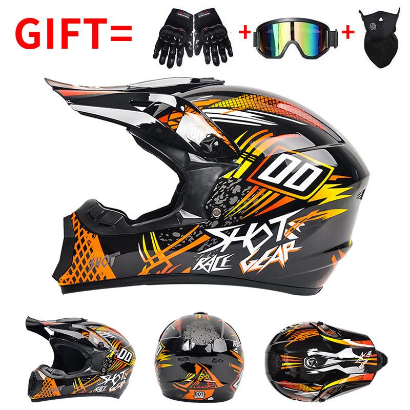 Сертифицированный DOT внедорожный шлем-фулфейс для горного велосипеда и даунхилла