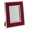 Cadre Photo - Giftdecor - 18 X 13 Cm - Daim - Aluminium - Marron/Argenté