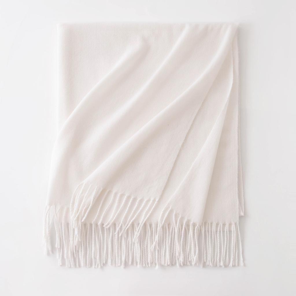 Cashmere Feel Scarf Autumn and Winter Korean Imitation Cashmere Girls High End Shawl Warm Scarf