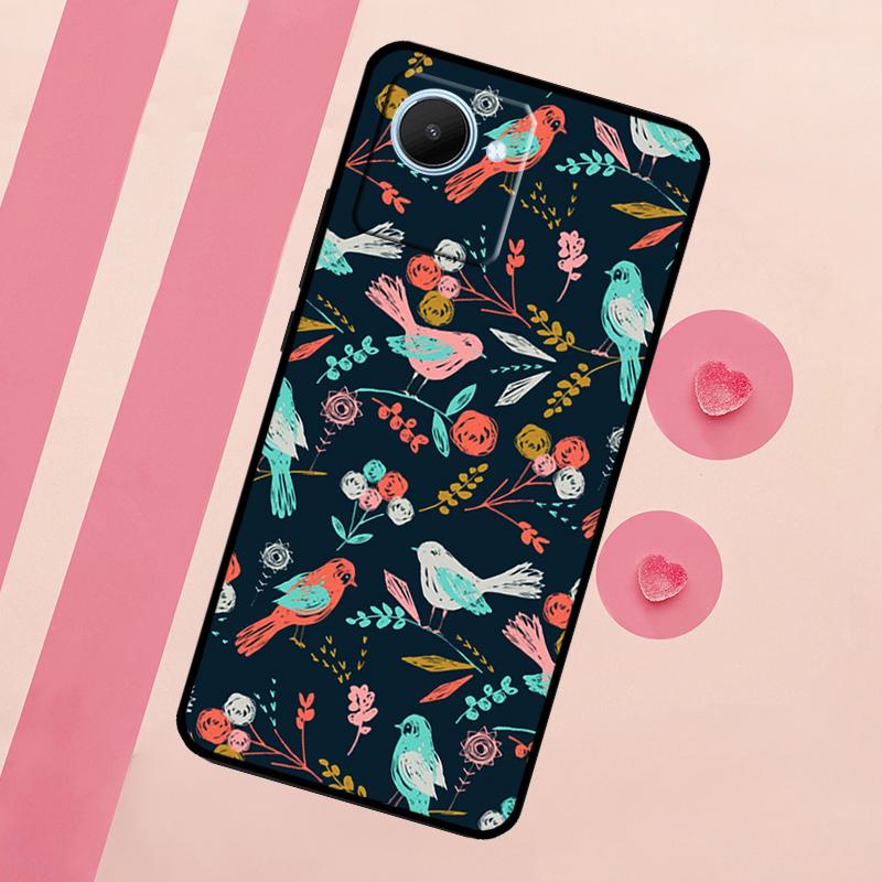 Птицы Стая Для Realme 15 Pro 10 11 12 13 14 Pro Plus GT7 C67 C65 C63 C61 C55 C53 C51 C35 C71 C75 Чехол