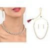 Contemporary Look Pearls Choker Jewellery Set For Women