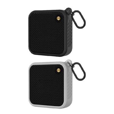 Погодостойкий силиконовый чехол для Bluetooth-совместимой колонки с карабином. Защита для приключений