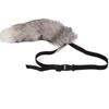 Furry for Keychain Fox Hair Pendant Silver Blue Fox Tail Real Fur Accessories Ladies Bag Charm Belt Models for Women
