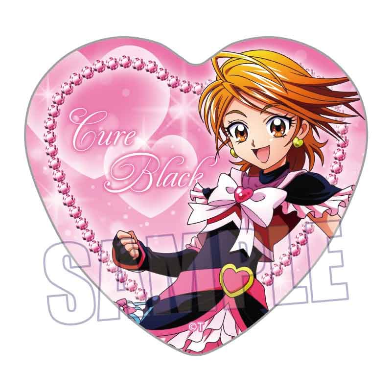 Bell House Футари ва Pretty Cure Max Heart Значок-сердечко для коллекционирования Версия «Действие». Примерно 1 коробка. W57 x H52,5 мм Жестяная банка