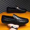 Fashion Genuine Leather Luxury Brand Men Loafers Men Casual Shoes Italian Moccasins Breathable Slip On Men Driving Shoes Chaussure Homme