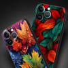 Cartoon Leaf Phone Case Cover for iPhone 17 16 15 14 13 12 11 Pro Max 17 Air Plus Shockproof Soft TPU Shell Fundas Capas Coque
