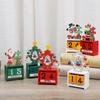 Desktop Christmas Tree Santa DIY Decoration Wooden Christmas Calendar Christmas Decoration 2025 New Year Party Gift