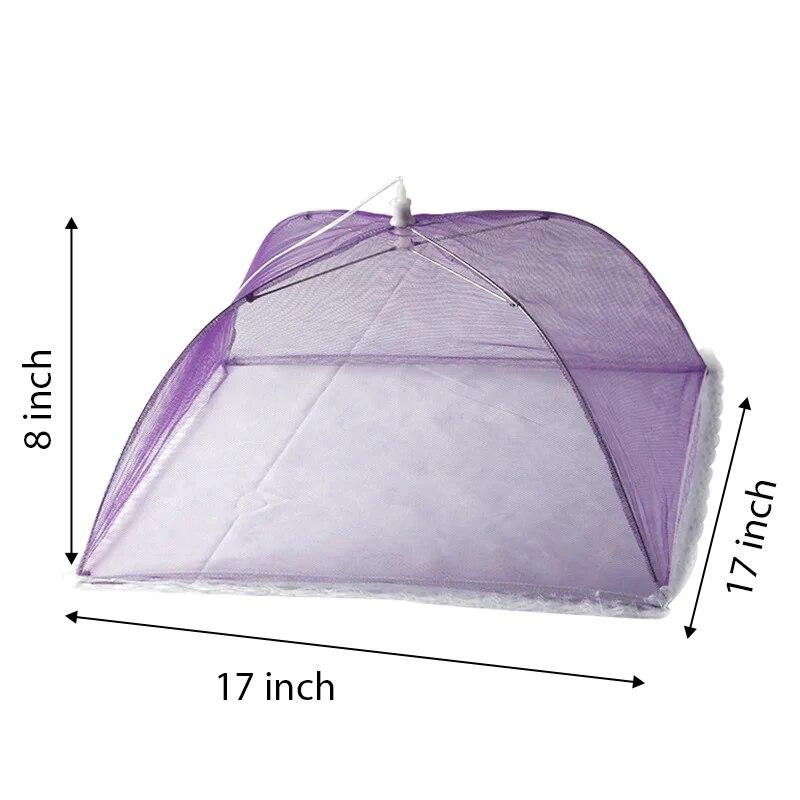 1шт складная сетка для еды, палатка для домашнего стола, еды, овощей, фруктов, зонт, дышащая, защищающая от насекомых, сетка для еды