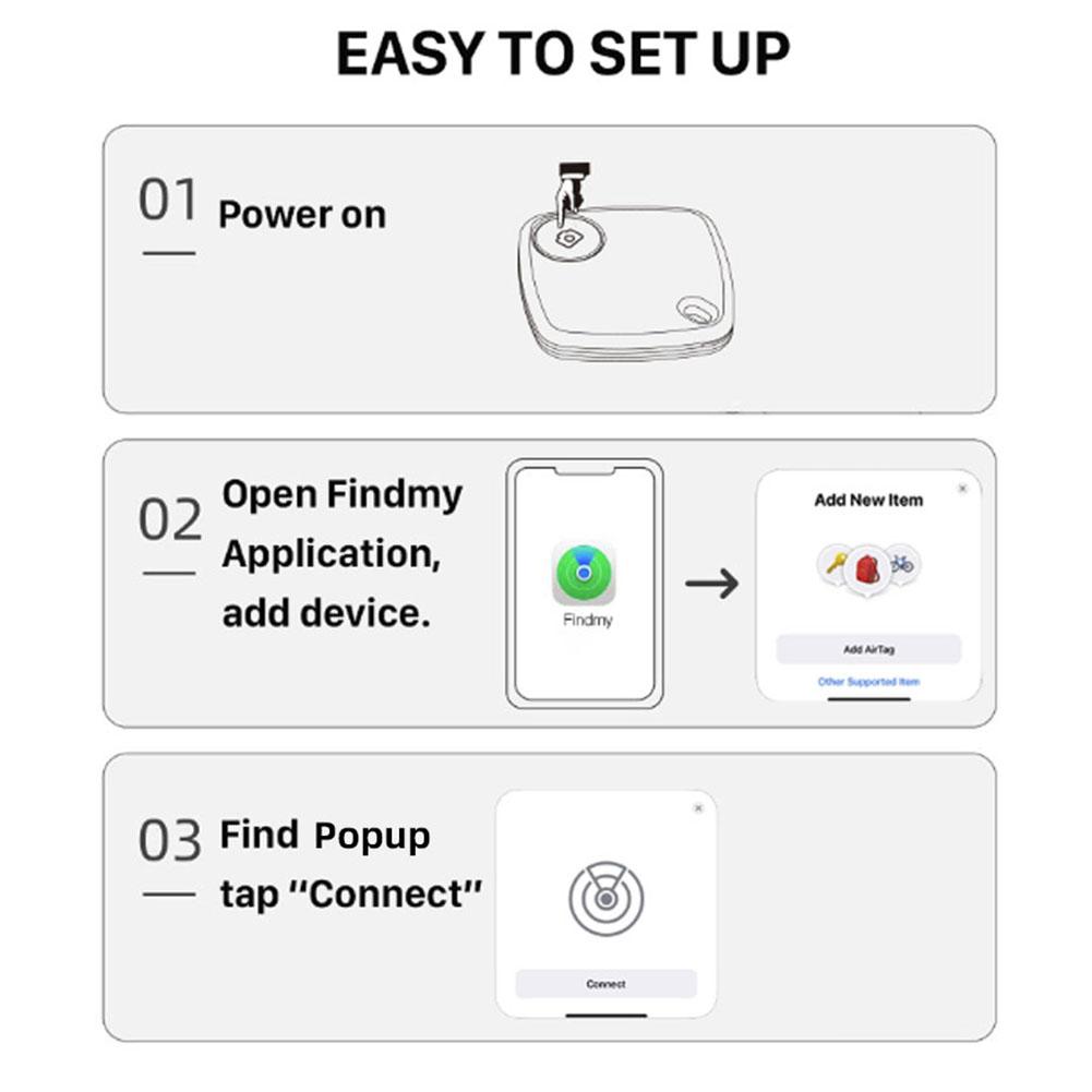 Устройство напоминания о потере, совместимое только с iOS, Bluetooth-совместимое устройство для поиска потерянных предметов, трекер-искатель ключей, локатор, искатель детей