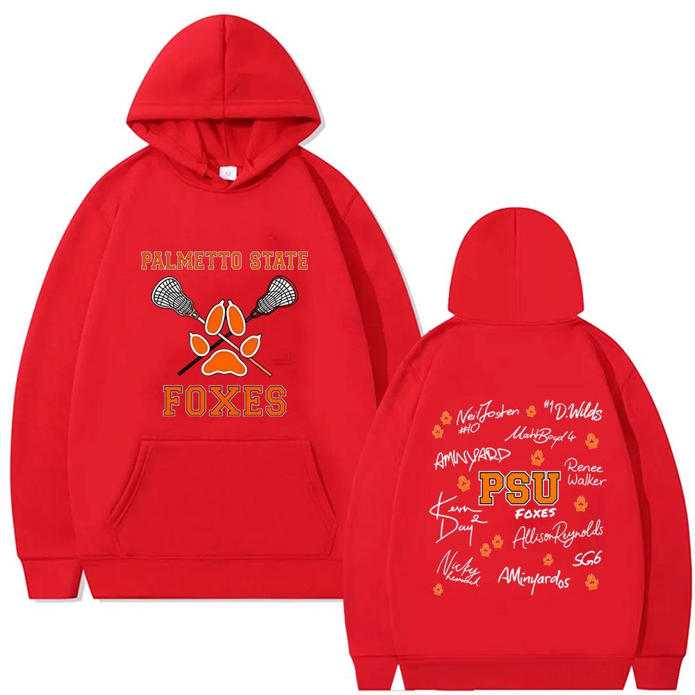 All for The Game The Foxhole Court Palmetto State Foxes Graphic Hoodie Men Women's Fashion Oversized Hoodies Streetwear