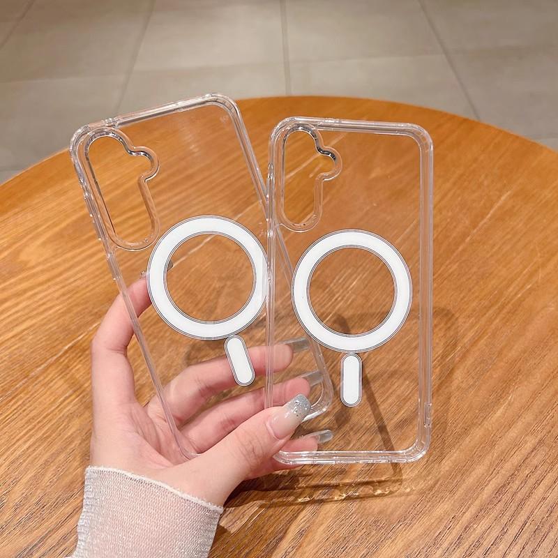Samsung Galaxy S11U mobile phone case acrylic transparent magnetic suction S11FE all-inclusive anti-drop A11 protective case