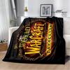 Игровой мир World of Warcraft Печатное одеяло Детское теплое одеяло Фланелевое мягкое и удобное одеяло Домашнее дорожное одеяло Подарок на день рождения