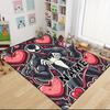 Custom Name "Venom Love Heart Theme" Carpet Rug Customizable Soft Washable Anti-Slip Home Living Room Sofa Mats Personalized Rug. 09094