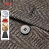 Мужской блейзер Yalu из смеси пуха и шерсти в стиле business casual