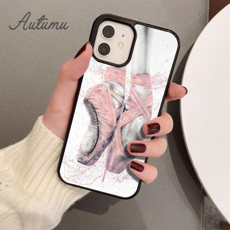 Чехол для телефона «Балерина, танцевальная обувь», чехол для iPhone 11, 12, 13, 14 Pro Max mini X XR XS SE 2020, 6S, 7, 8 Plus, Galaxy S21, S22
