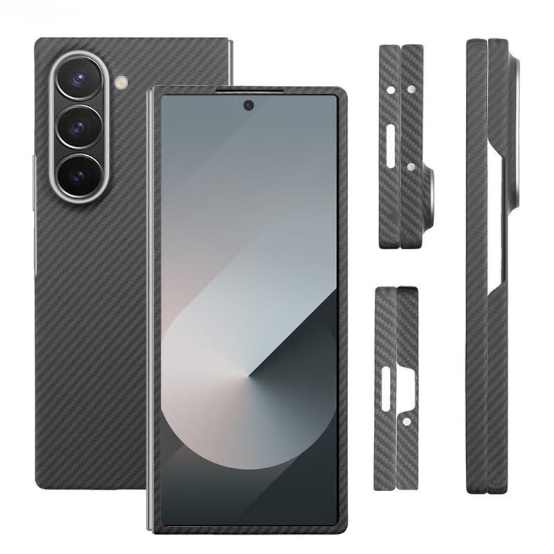 YTF для Samsung Galaxy Z Fold 7 Чехол из арамидного углеродного волокна Келар 5 Ультратонкий 6 Легкий Защитный Чехол Z Fold 7