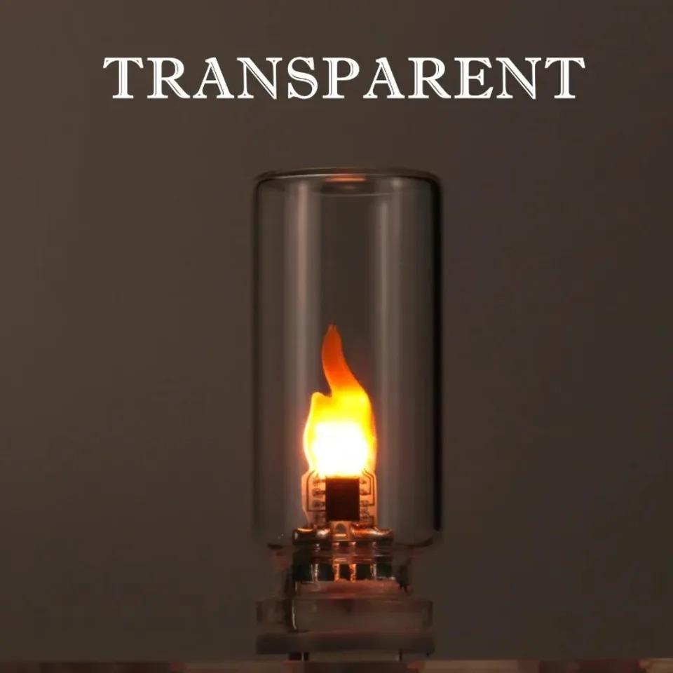 USB Автомобильная Светодиодная Лампа с Эффектом Пламени Огня E27 Имитация Естественного Мерцания Лампа Декор Портативная Plug and Play Декоративная Для Экологичного Освещения Инструменты