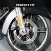 Replace 41500095 Motorcycle Front Brake Rotor Bolts Kit for Harley Touring 2009-Up FLHR FLHRXS FLHX FLHXSE FLTRX FLTRXS FLHTK