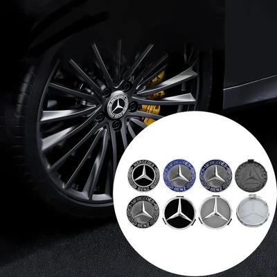 Для Автомобилей Mercedes Benz 75 мм Колпачок Ступицы Колеса Значок Декоративные Аксессуары для Mercedes Benz Maybach W204 W205 W211 W21 C260
