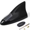 Car Solar LED Anti Collision Light Warning Lights Universal Shark Fin Antenna Light Automobile Modeling Decorating Accessories