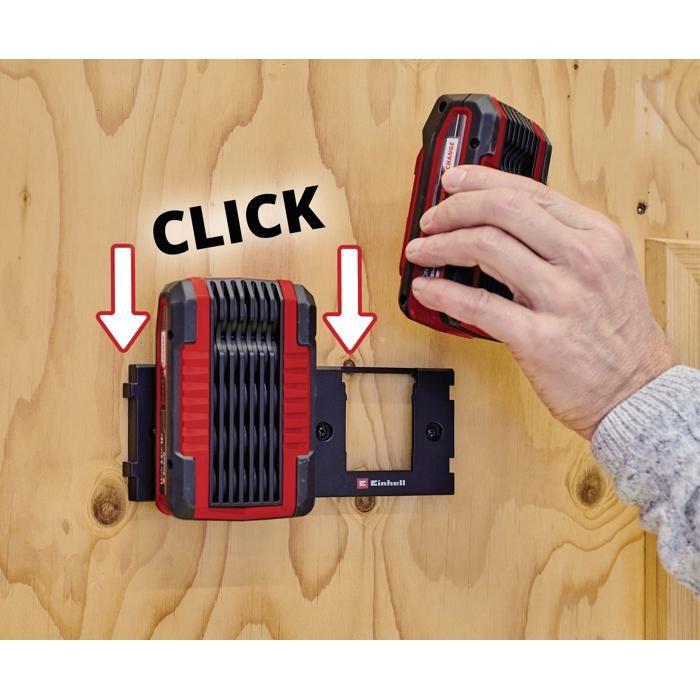 Einhell Support mural pour batteries PXC