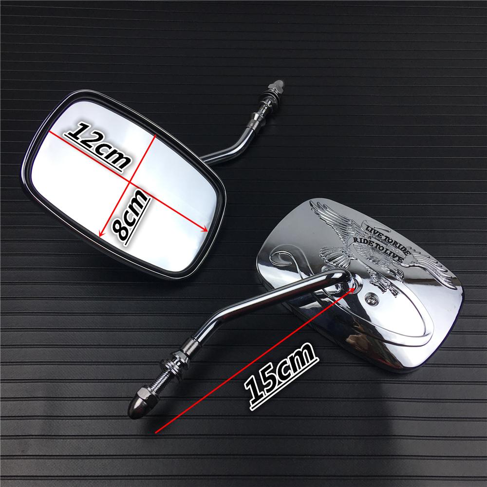 Мотоциклетные запчасти Зеркала заднего вида Для Harley street sports chopper cruiser Eagle Spirit Live to Ride