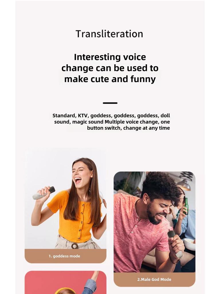 "K12 Bluetooth Speaker with Integrated Microphone for Outdoor Live Broadcast and Home Karaoke"