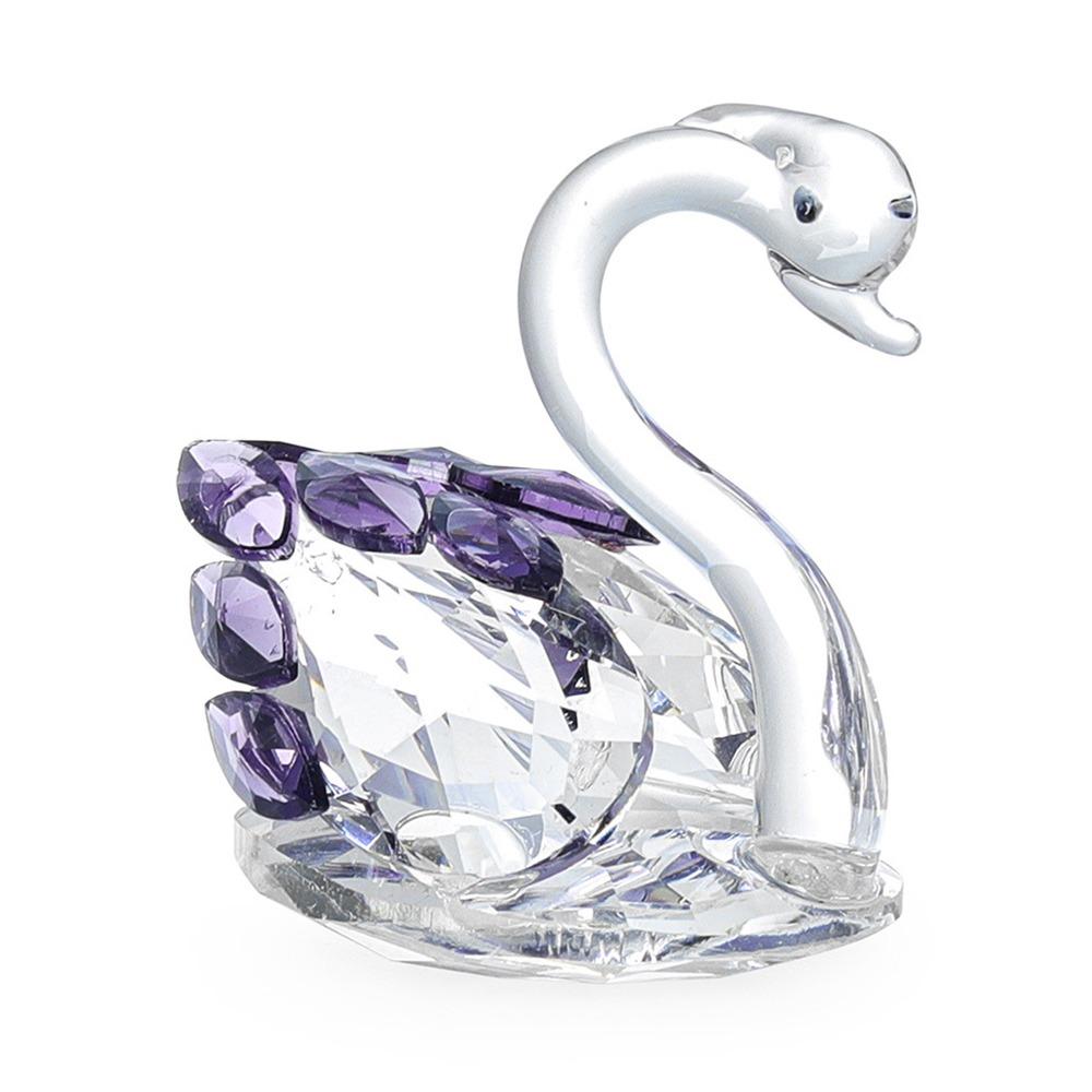Творческие лебеди, поделки, украшение для рабочего стола, стеклянные фигурки лебедей, гостиная