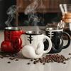Double Wall Coffee Cup with Handle Water Cup Personalized Boxing Glove Mug  Men Boy Gifts