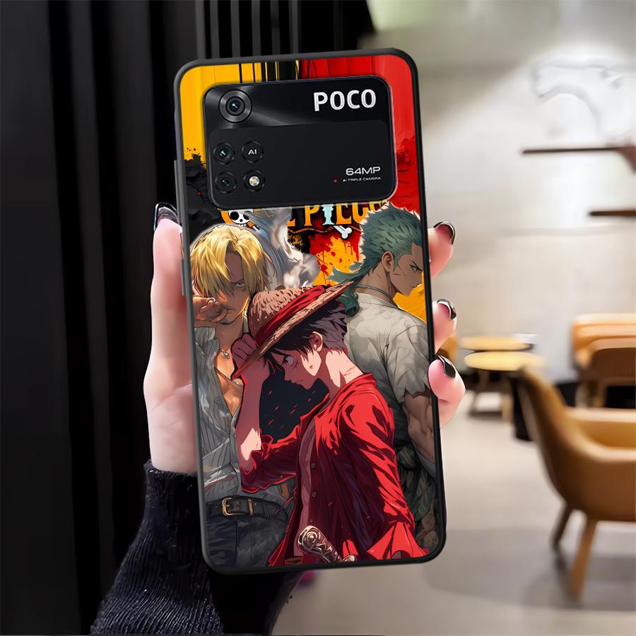 Чехол для телефона Xiaomi Poco X3 X4 X5 C50 F3 F4 F5 M5 C51 M3 M4 Pro C65 с аниме Луффи и Зоро Funda