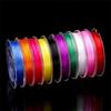 5-10 метров цветная эластичная леска нить круглая кристаллическая нейлоновая резиновая эластичная леска для изготовления ювелирных изделий бисерный браслет