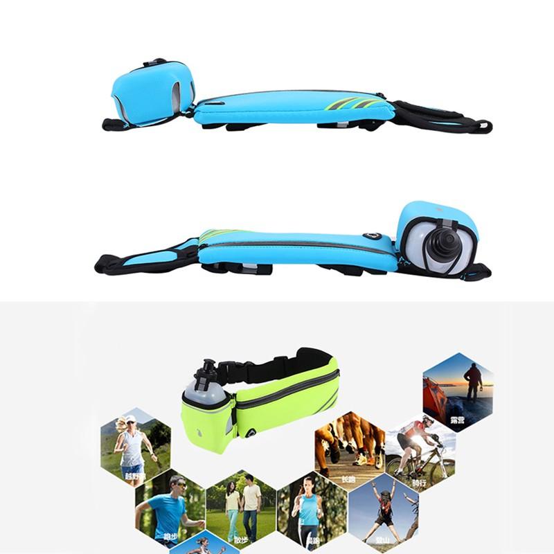 Sleek Hydration Running Belt with Water Bottles for Active Individuals