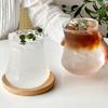 Transparent Glass Cup Retro Coffee Drinkware Juice Milk Transparent Coffee Mug Iced Water Mug Cocktail Beer Glasses Home Decor