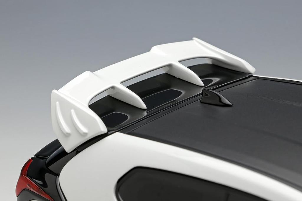 EIDOLON TMS GR Yaris 2021 Super White 2 Completed Product 1/18