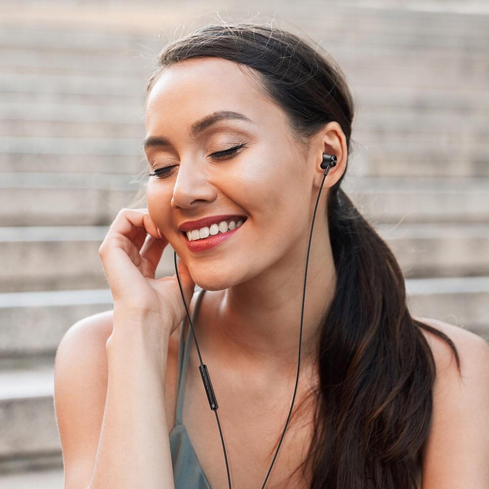 Mcdodo Earphones With Microphone Mini Jack, Black