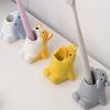 Cartoon Animal Toothbrush Holder Cute Corgi Shark Storage Stand Makeup Brush Stationery Countertop Organizer Bathroom Decoration