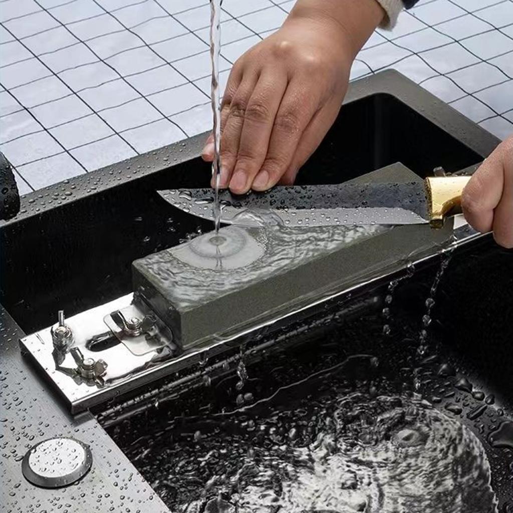 Держатель для заточного камня Нескользящий Регулируемый Для заточных камней Кухонная раковина