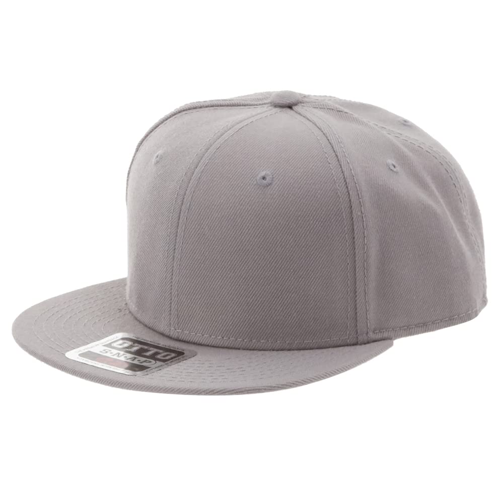Otto Кепка с плоским козырьком Snapback СЕРАЯ(GY)