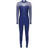 Jazz Dance Jumpsuit Rhythmic Gymnastics Stage Performance Wear Figure Skating Gymnastics Dance Costume Women Rhinestone Open Back Jumpsuit