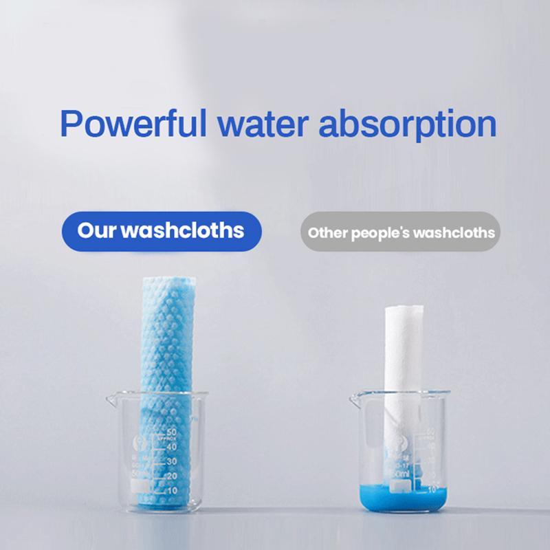 100 шт., натуральное очищающее средство для лица, дорожное сухое и влажное жемчужное хлопковое мягкое полотенце из нетканого материала для макияжа