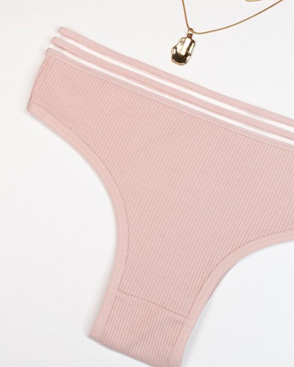 Ribbed Bikini with Perforated ISSA Plus Ribbing